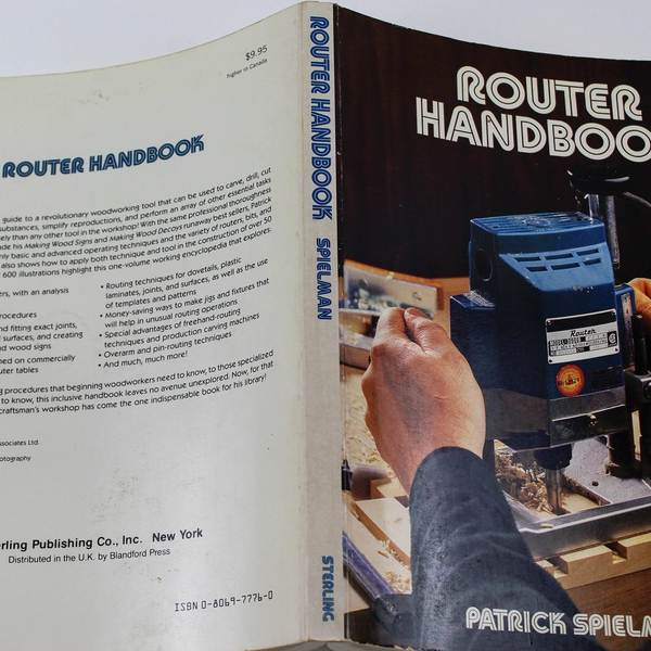 Router Handbook by Patrick Spielman 1985 Sterling Publishing Paperback Book