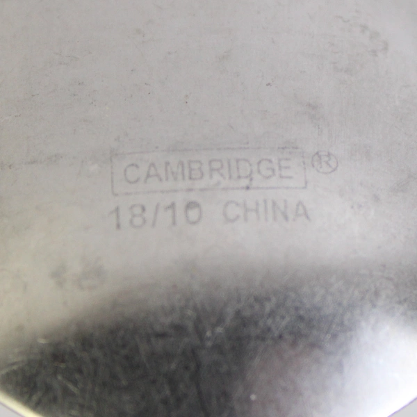 Lot of 2 Cambridge Destiny Satin Place Oval Spoons, 8 1/8" Stainless Flatware