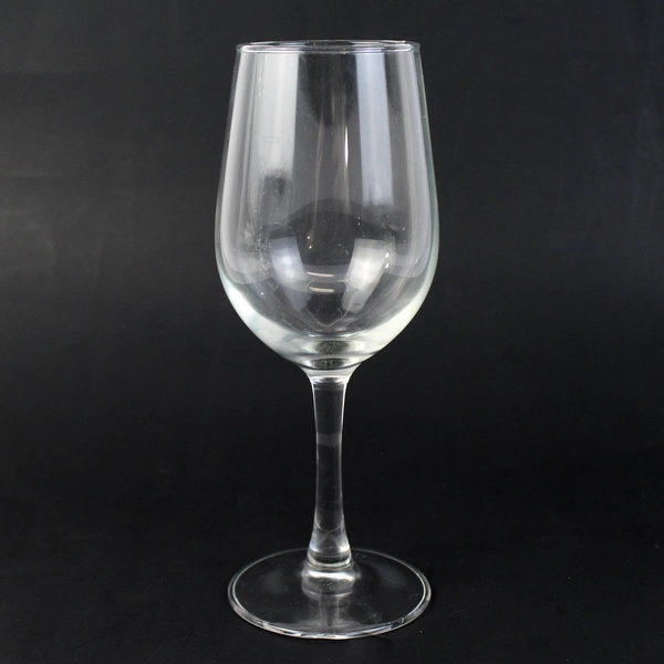 Set Of 2 Deli Glass Crystal Wine Glasses 7.75" Tall