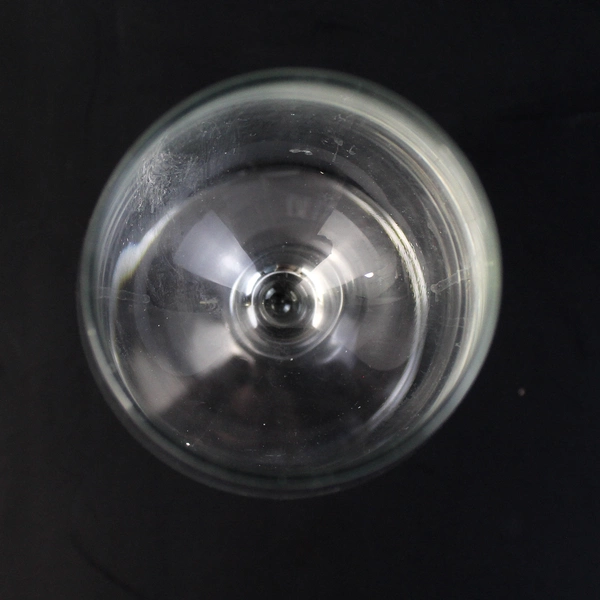 Set Of 2 Deli Glass Crystal Wine Glasses 7.75" Tall