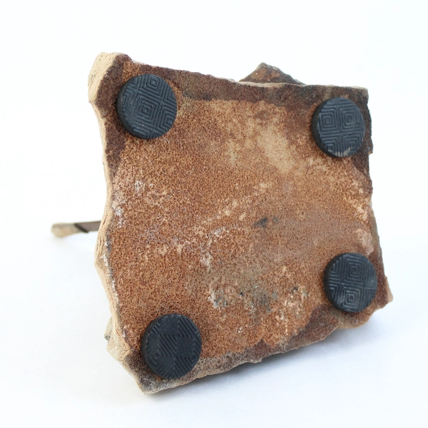 Handmade Sword In Stone Excalibur Fossilized Shell Decorative Sculpture Piece