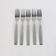 Lot Of 5 Cambridge Flatware Kiona Sand Stainless Salad Forks