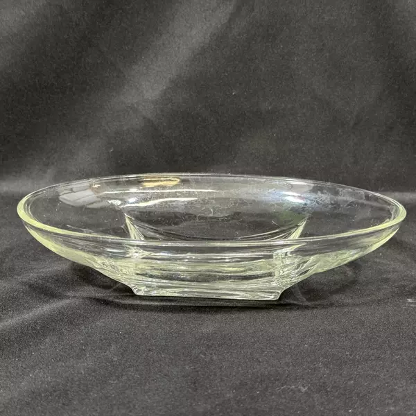 Vintage Hazel Atlas Colony 8" Clear Oval Glass Bowl