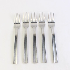 Lot of 5 Cambridge Destiny Dinner Forks, 8.25" Stainless Flatware