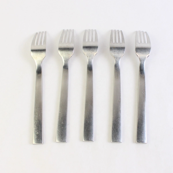 Lot of 5 Cambridge Destiny Dinner Forks, 8.25" Stainless Flatware