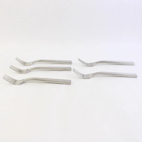 Lot of 5 Cambridge Destiny Dinner Forks, 8.25" Stainless Flatware