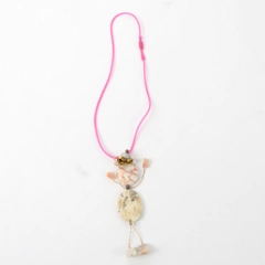 Sand Lake Designs Auntie Agate Stone Beads Necklace Silicone Cord