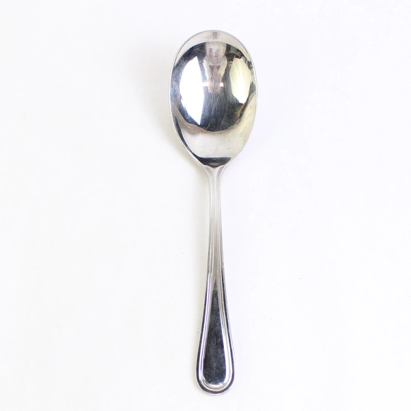 Update International Regency Solid Casserole Serving Spoon, 8 7/8" Stainless 