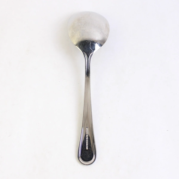 Update International Regency Solid Casserole Serving Spoon, 8 7/8" Stainless 
