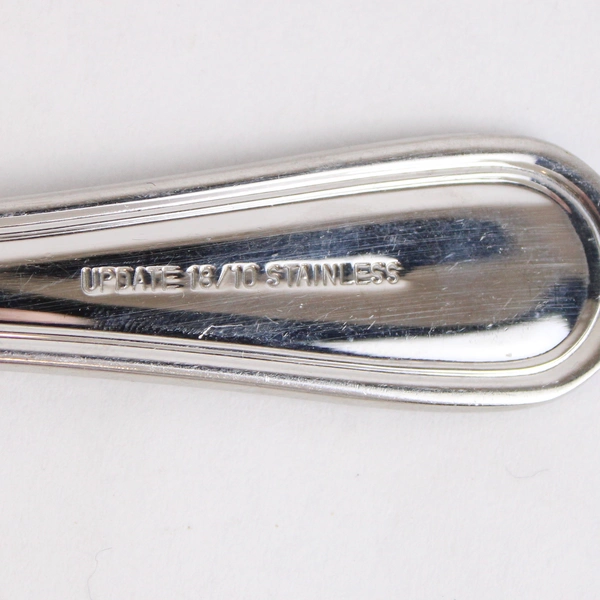 Update International Regency Solid Casserole Serving Spoon, 8 7/8" Stainless 