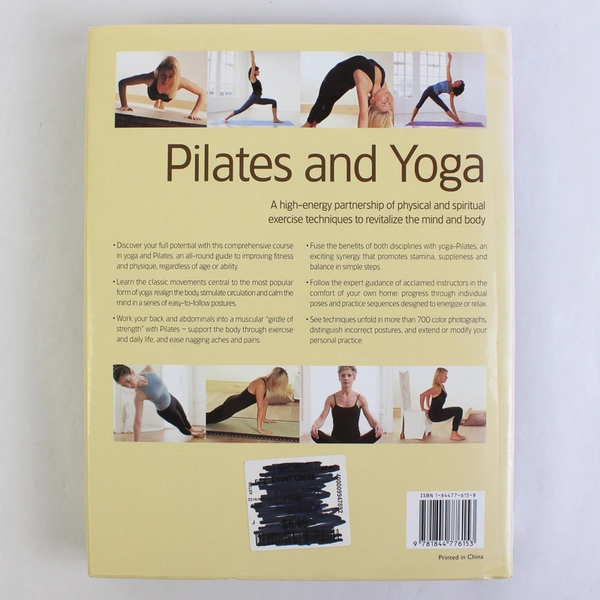 Pilates and Yoga Judy Smith Emily Kelly Jonathan Monks 2005 Hardcover DJ