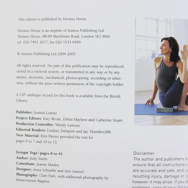 Pilates and Yoga Judy Smith Emily Kelly Jonathan Monks 2005 Hardcover DJ