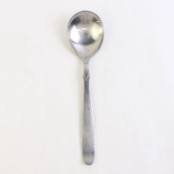 Ekco Lady Juliana Gero Round Soup Spoon, 6.5" Stainless Steel