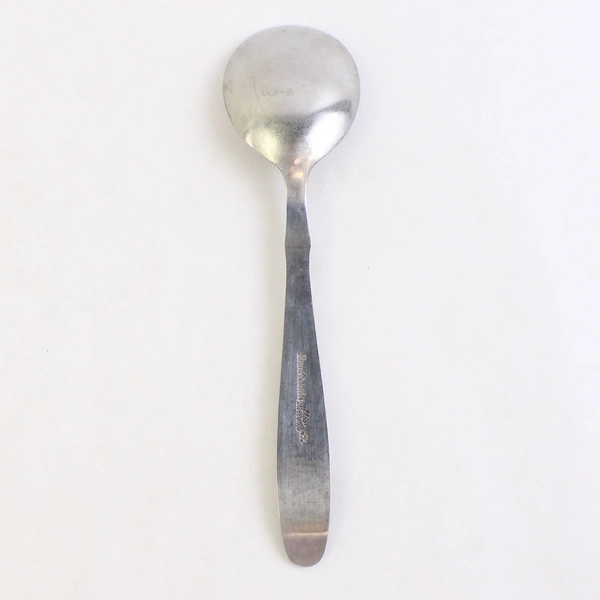 Ekco Lady Juliana Gero Round Soup Spoon, 6.5" Stainless Steel