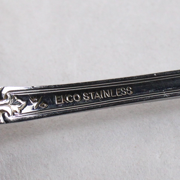 Ekco Gero Lady Charlotte Teaspoon, 6" Stainless Steel