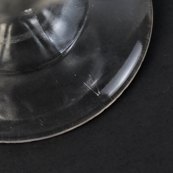 Lot of 3 McKee & Brothers EAPG Fan with Diamonds Clear Glass Buttermilk Goblets