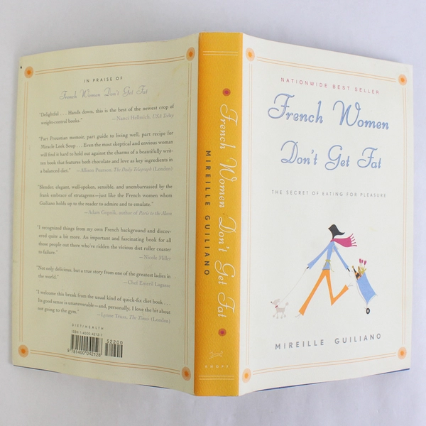 French Women Don't Get Fat Mireille Guiliano Eating for Pleasure 2005 HC DJ