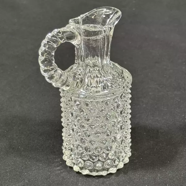 Vintage Duncan Miller MCM Hobnail Glass Cruet No Stopper 4.75" Tall