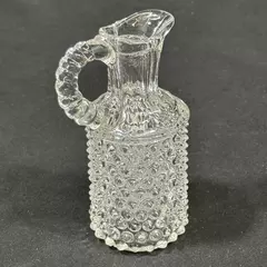 Vintage Duncan Miller MCM Hobnail Glass Cruet No Stopper 4.75" Tall