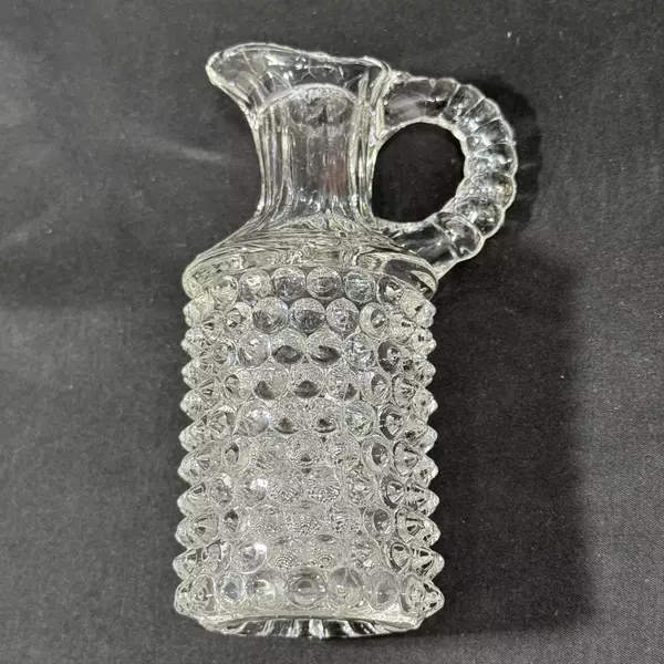 Vintage Duncan Miller MCM Hobnail Glass Cruet No Stopper 4.75" Tall