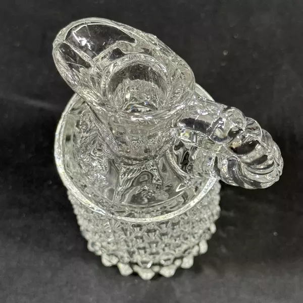 Vintage Duncan Miller MCM Hobnail Glass Cruet No Stopper 4.75" Tall