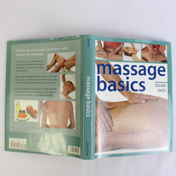 Massage Basics by Davide Sechi 1998 Hardcover Dust Jacket