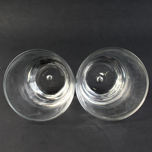 Set of 2 Bormioli Rocco Luna On The Rocks Glasses 3.75"