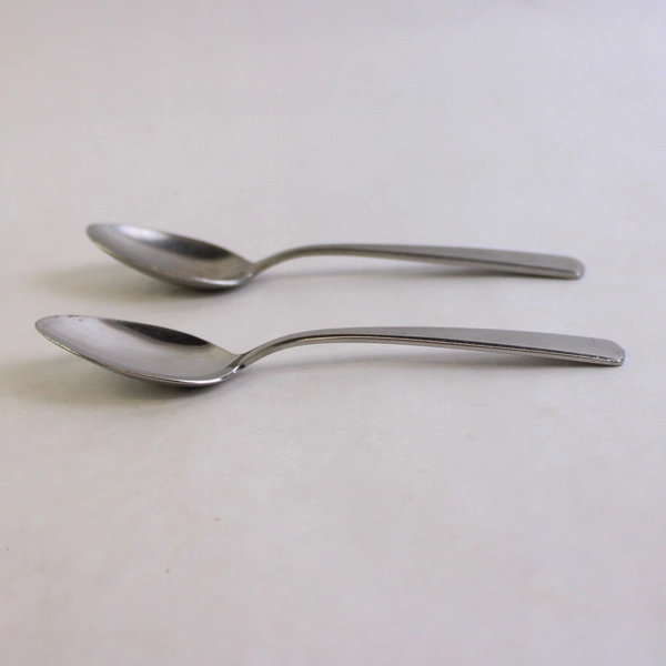 Lot of 2 Providence Simplicity Teaspoons, 5 7/8" Stainless Flatware