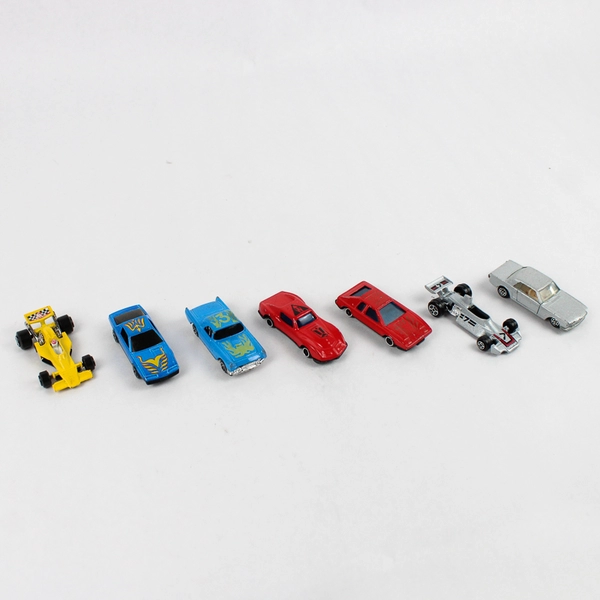 Lot of 7 Die Cast Toy Cars Collectible Vehicles with Paint Wear