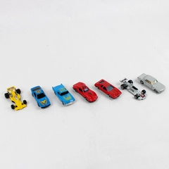 Lot of 7 Die Cast Toy Cars Collectible Vehicles with Paint Wear
