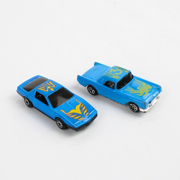 Lot of 7 Die Cast Toy Cars Collectible Vehicles with Paint Wear