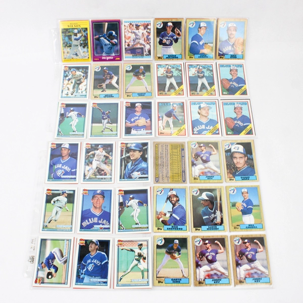 Lot Of 1980-1990 Vintage Toronto Blue Jays Baseball Cards 53 Cards