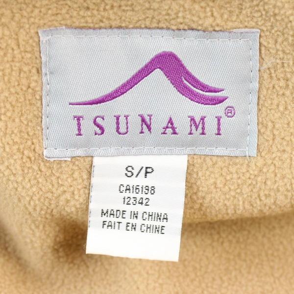 Tsunami Sport Puffer Vest Women's Small S/P Purple Full Zip W/ Pockets