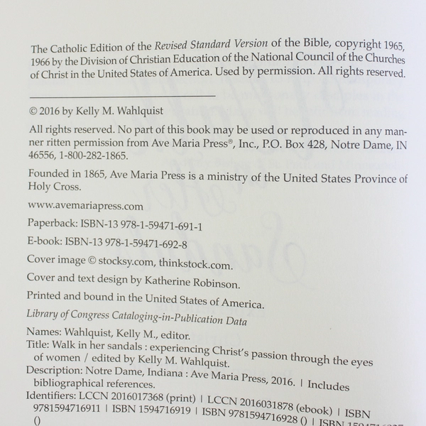 Walk in Her Sandals by Kelly M Wahlquist Eyes of Women 2016 Paperback