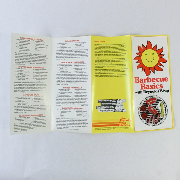 Lot of Reynolds Wrap Barbecue Basics Tips & Recipes Vintage Booklets