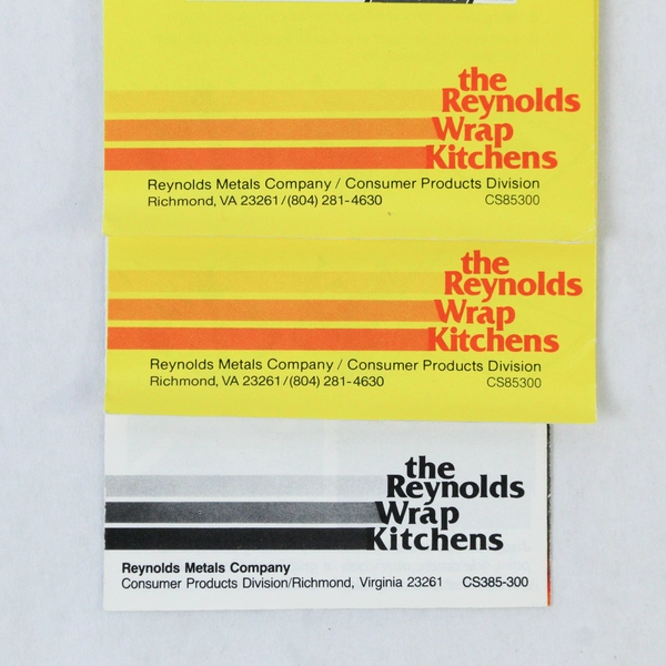 Lot of Reynolds Wrap Barbecue Basics Tips & Recipes Vintage Booklets