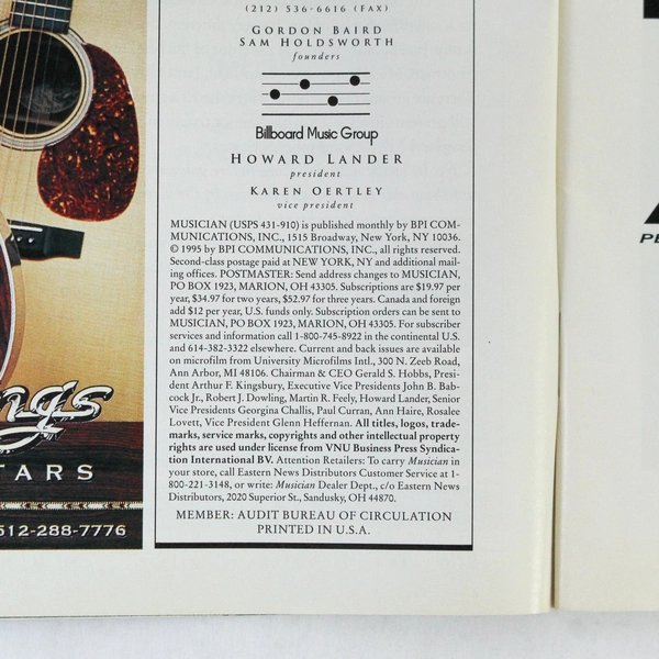 Musician Magazine Special 200th Issue July 1995 Clapton Cobain Garcia