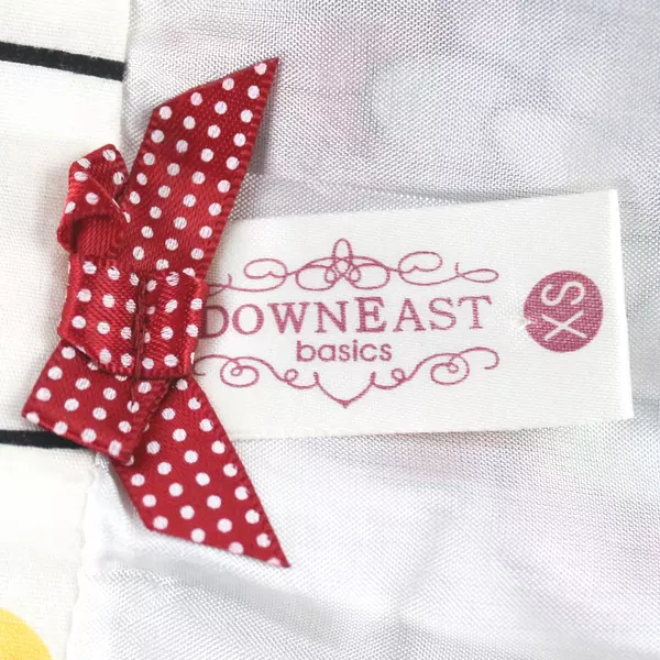 DownEast Basics Primary Colors Floral Knee-Length Skirt Women's Size XS Flaw