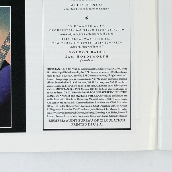 Musician Magazine June 1993 Arrested Development Curtis Mayfield Soul Asylum