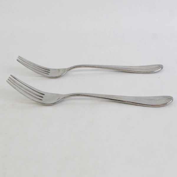 Lot of 2 Hampton Silversmiths Elaine Salad Forks 7" Stainless Flatware