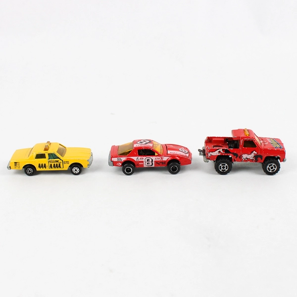 3 Majorette Diecast Cars Pontiac Firebird Ford Bronco Wild Mustang Chevy Impala