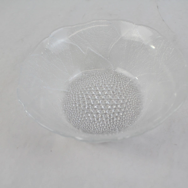 Set Of 4 Embossed And Frosted Sunflower Cereal Bowls 6.75 Inch