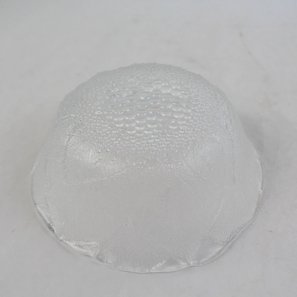 Set Of 4 Embossed And Frosted Sunflower Cereal Bowls 6.75 Inch