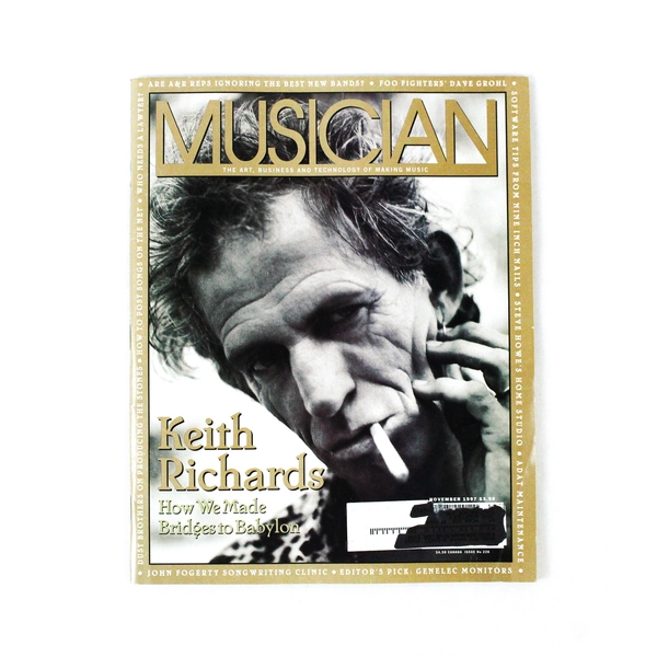 Musician Magazine Nov 1997 Keith Richards Dave Grohl Foo Fighters