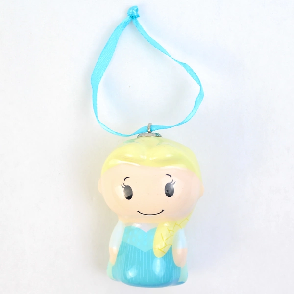 2015 Hallmark Itty Bitty's Disney Frozen Elsa Plastic Christmas Ornament 2.75 In
