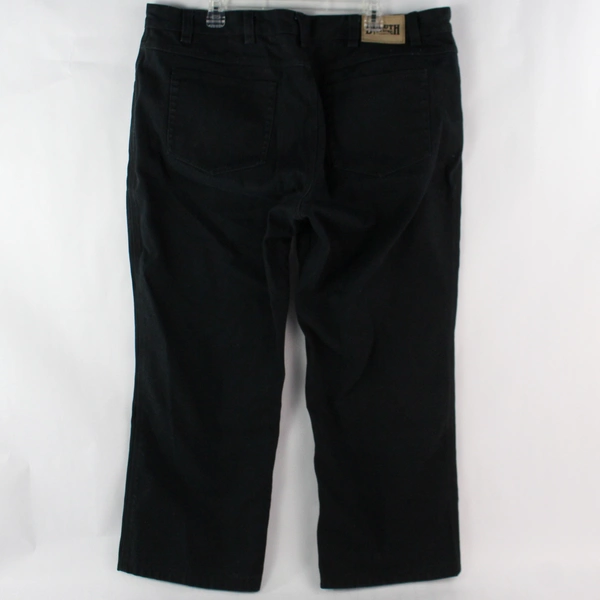 Duluth Trading Co Men's Black Pants 44 x 33 100% Cotton - Good Condition