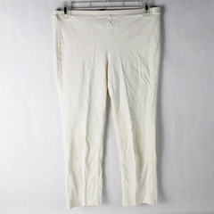 Hue Plain White Capri Leggings Women's Size Small