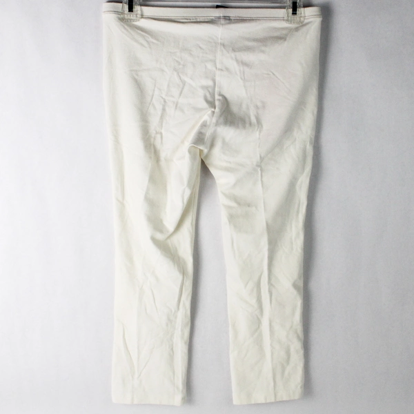 Hue Plain White Capri Leggings Women's Size Small