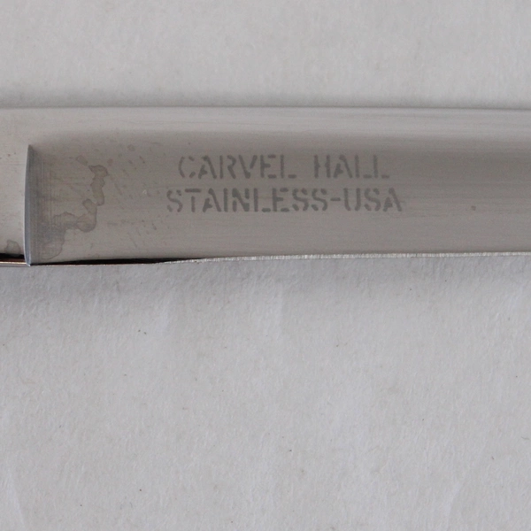 Lot of 2 Carvel Hall CVH 1 Steak Knives, 8 3/8" Stainless Steel Flatware