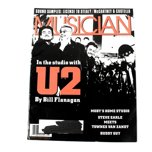 Musician Magazine August 1995 In The Studio With U2 Moby's Home Studio